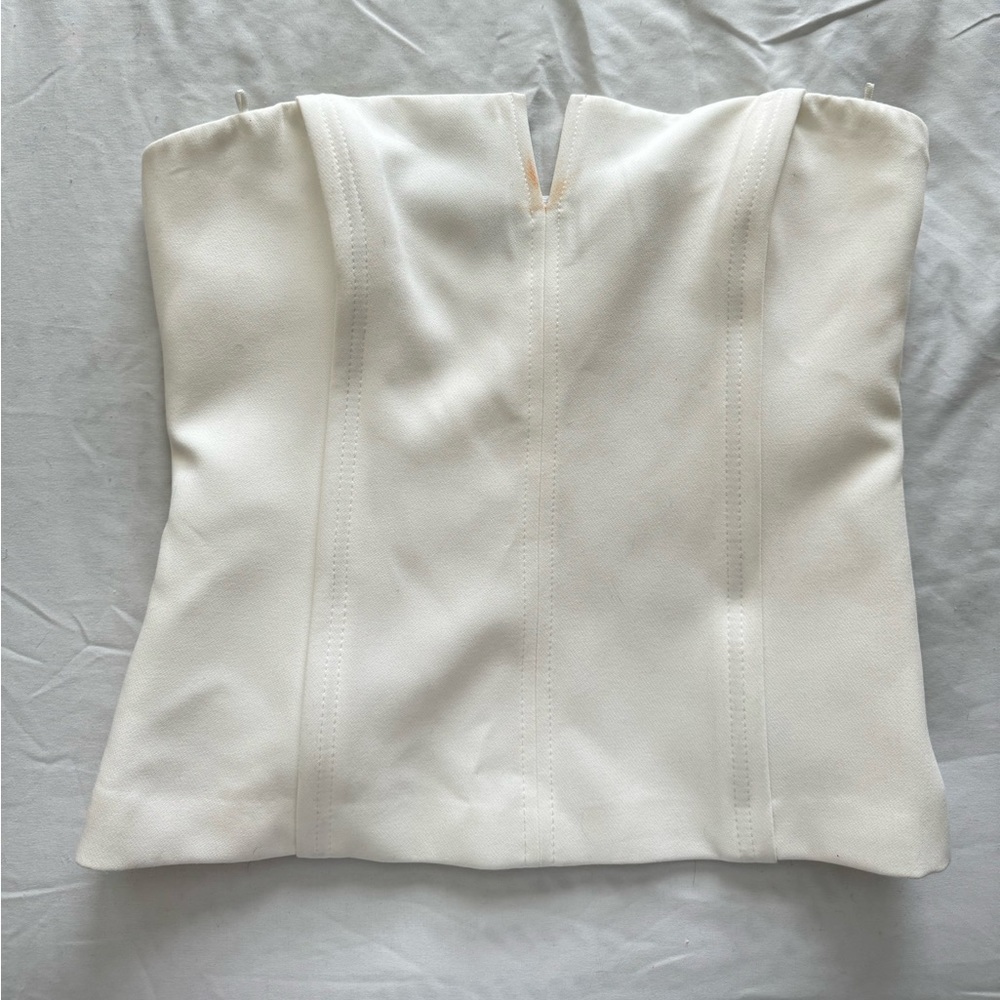 White Zara top